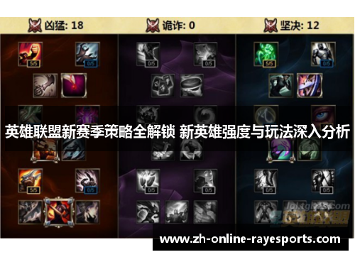 英雄联盟新赛季策略全解锁 新英雄强度与玩法深入分析